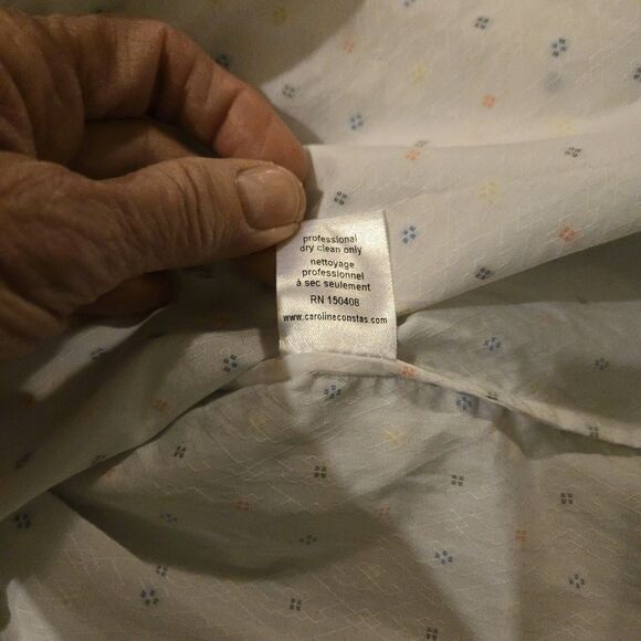 Caroline Costas Ruffle Puff Sleeve Baby Doll Sz XS Top Revolve Polka Dot… - Picture 8 of 8